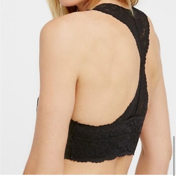 NWOT Free People Intimately Galloon Lace
Bralette sz S Black, Lined, Feminine, - Picture 3 of 8
